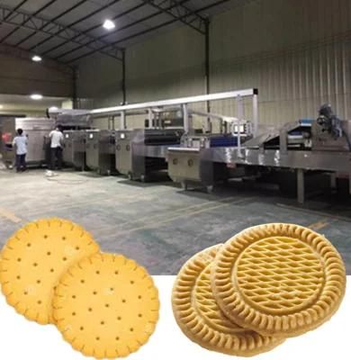 Standard Hard &amp; Soft Biscuit Production Line Factory Food Machinery