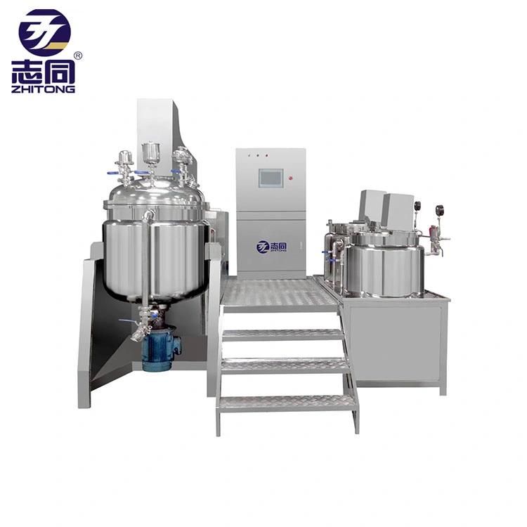 Internal and External Circulation of Hydraulic Lower Homogenizer (seperated) PLC