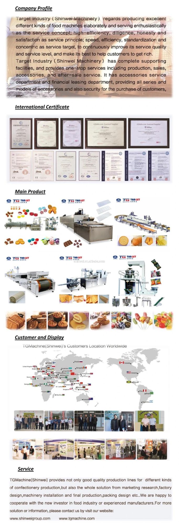 Small Bakery Store Chosen Cookie Machine with PLC Control System