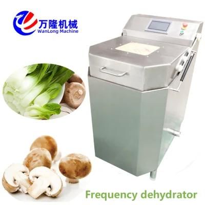 PLC Control Frequency and Time Settings Vegetable Spinner Machine Dewater Dryer