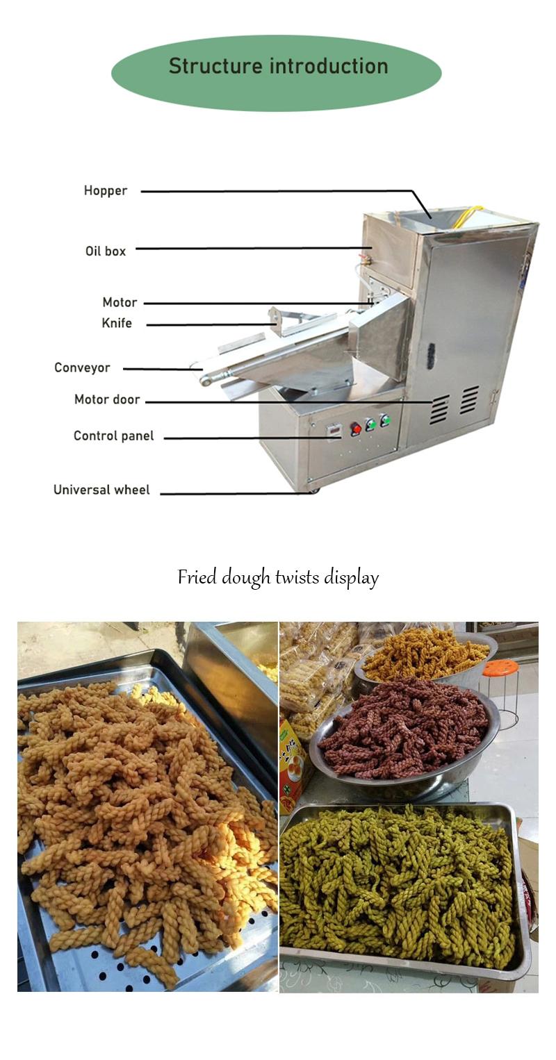 Hot Selling Chinese Doughnut Machine Dough Twisting Machine Fried Dough Twist Machine