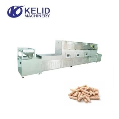 Cellulosic Pellets Tunnel Microwave Dryer Drying Machine Equipment