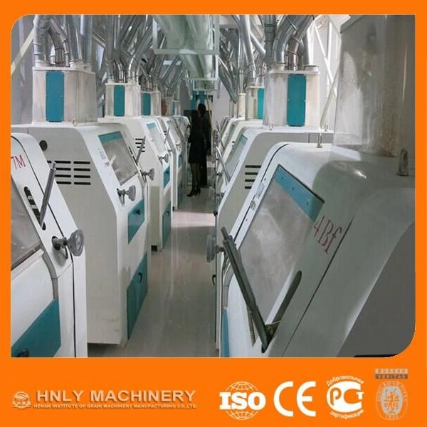 Hot Sale in Tanzania of 120t/24h Maize Milling Plant