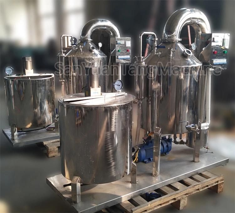 China 1.5tons Capacity Honey Water Reduce Machine, Honey Processing Evaporator Machine