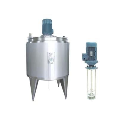 Long serice life easy to operate three layer vacuum emulsification tank 600l 1000l 1500l