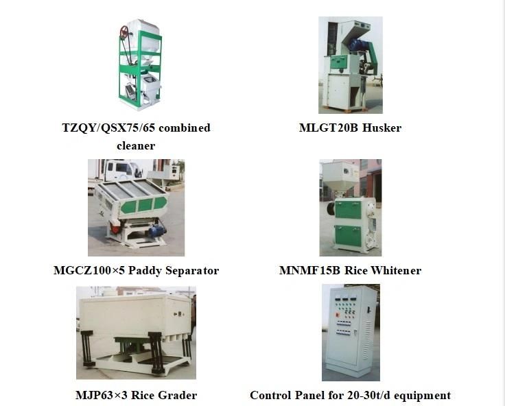 18-500 Ton/ Day Complete Auto Rice Mill/Milling Machine
