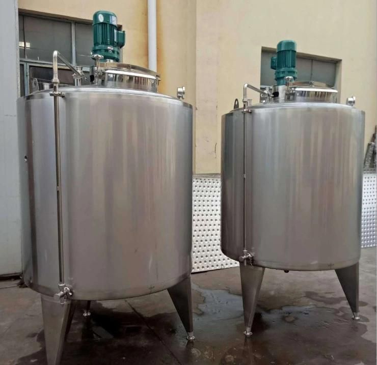 Stainless Steel Jacket Insulation Mixing Tank for Cosmetic, Food and Pharmaceutical Industry