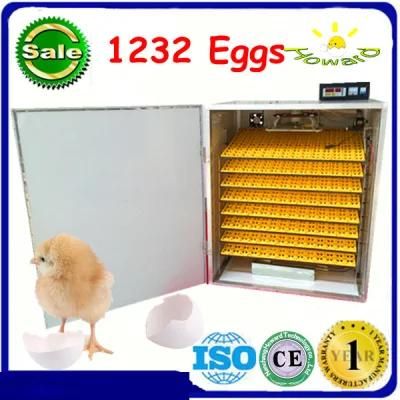 1232 Eggs Automatic Egg Incubator for Chicken Duck Quail