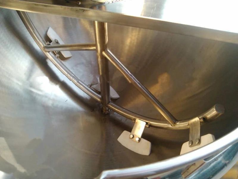 Stainless Steel Jam Paste Ketchup Jacketed Kettle with Agitator
