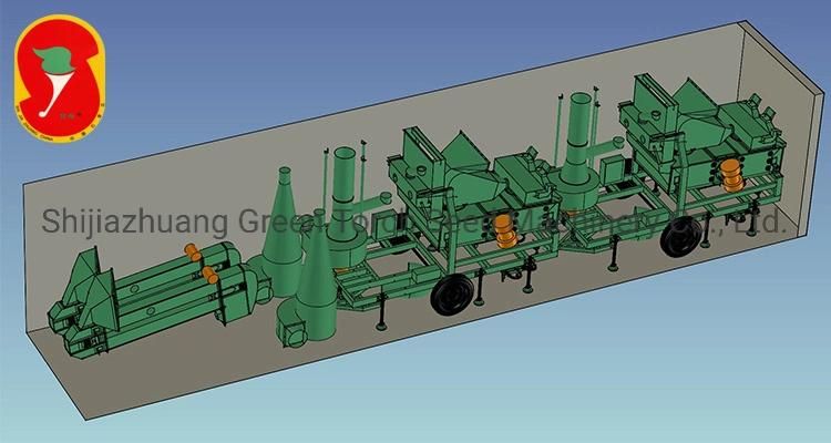 Airflow Horizontal Vibrating Screen Separator Machine