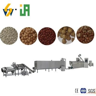 Popular Fully Automatic Floating Fish Food Pellet Processing Machine
