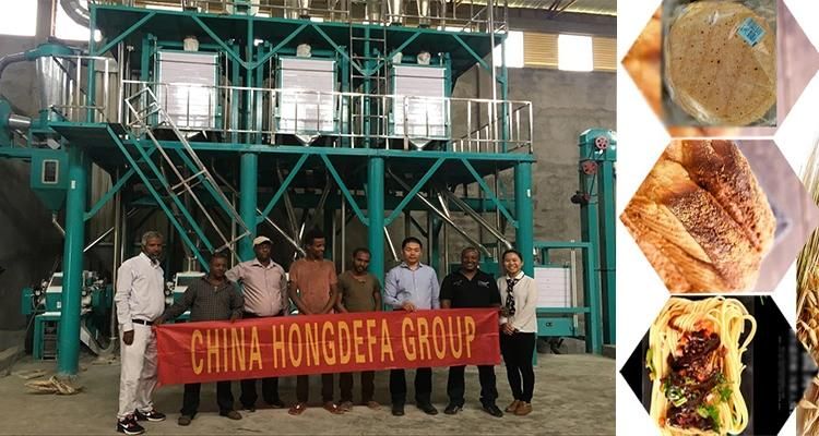 Supply& 30t/24h Wheat Flour Milling Roller Mill Machine for Ethiopia Client