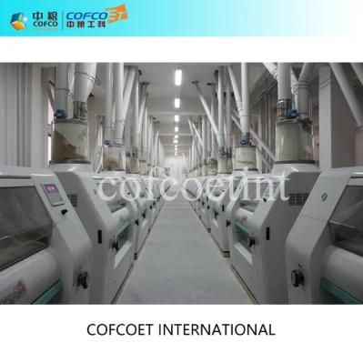 Global 500 Cofcoet Wheat Maize Rice Flour Complete Production Line