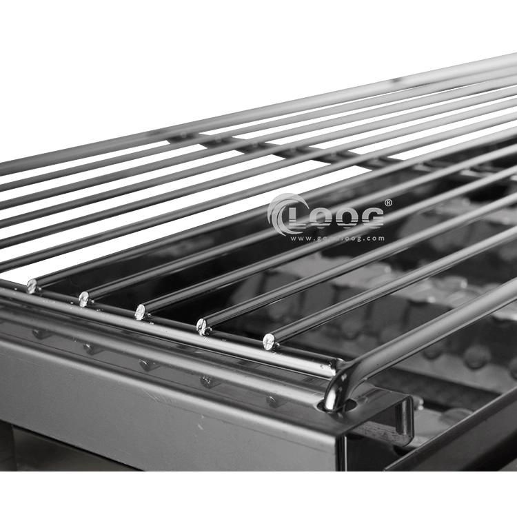 Portable Grilling Pan Home Backyard Gas Grill Machine Barbecue Hot Dog Baking Smoker Grill Indoor BBQ Chicken Maker Price