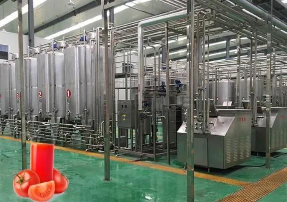 500L to 3000L Fruit Juce Production Line Blending Juice Making Equipment