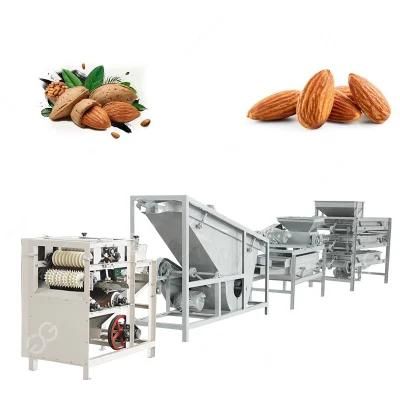 Nut Huller Dehusker Almond Kernel and Shell Separation Machine Almond Sheller Separator ...