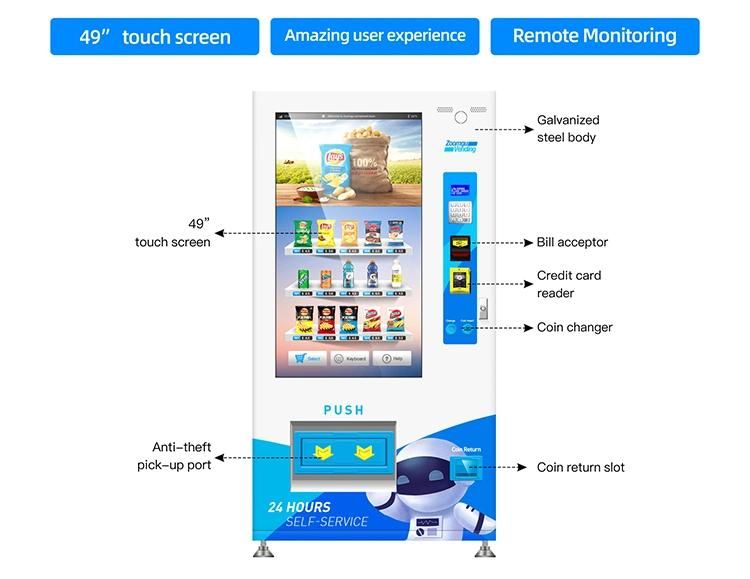 Zoomgu Touch Screen Bottle Vending Equipment