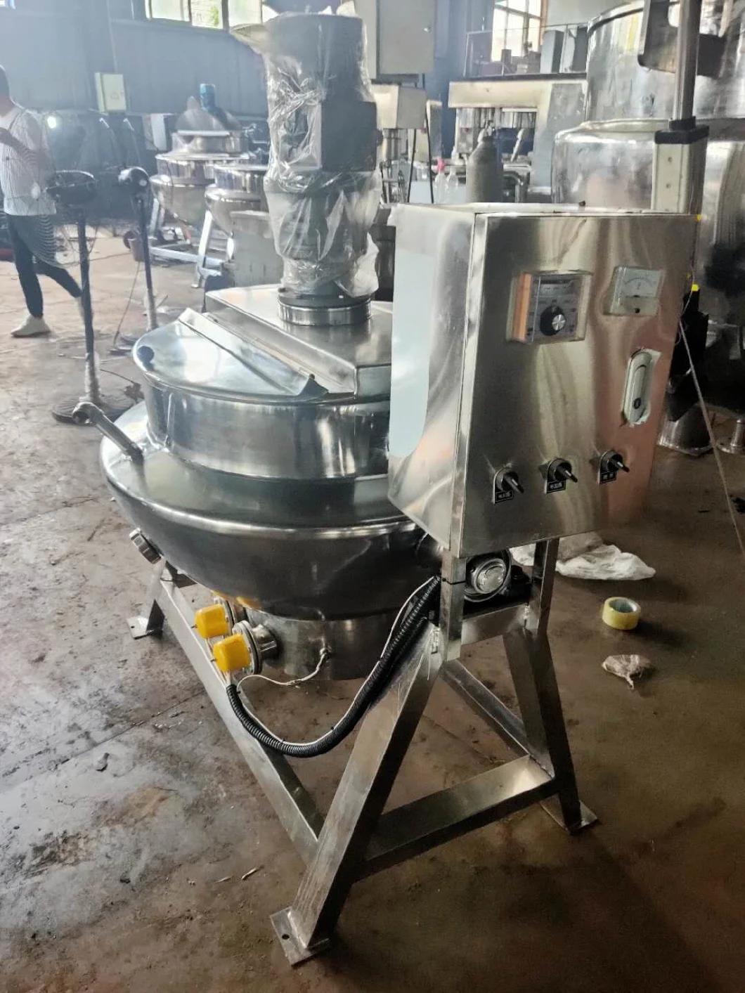 Chilii Sauce Kettle Cooking Pot Jacketed Kettle Jacketed Cooking Kettle