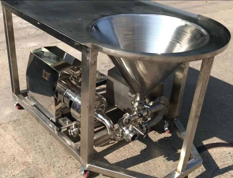 Stainless Steel High Shear Dispersing Emulsifier Powder Induction and Dispersion System