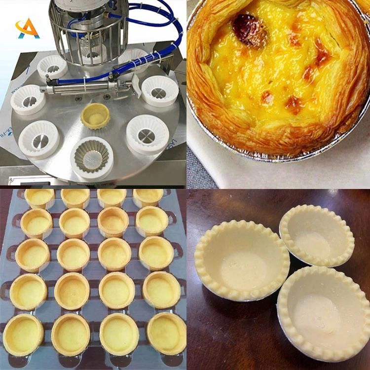 Stainless Steel Egg Tart Shell Machine Easy Operation Tart Presser Machine Egg Tart Skin Forming Machine