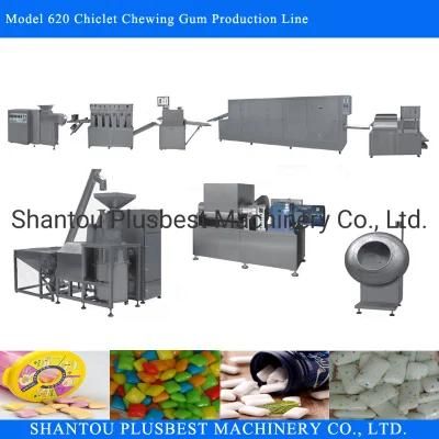 Candy Machinery Chiclet Chewing Gum Production Line