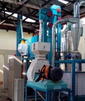 Africa 30 Ton Per Day Maize Grinding Hammer Mill Machine