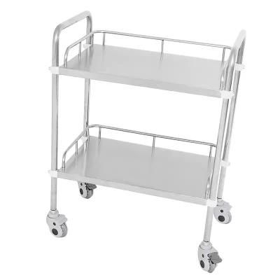 Most Popular Stainless Steel Tool Trolley Food Service Dining Cart Beauty