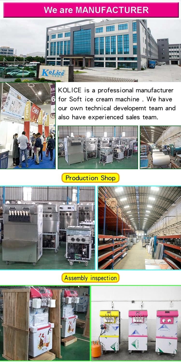 Floorstand ETL CE 7 Flavors Soft Serve Fozen Yogurt Vending Fruits Ice Cream Making Machine