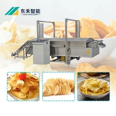 300kg/H-1000kg/H Stainless Steel 304 Full Automatic Frozen French Fries Production Line ...