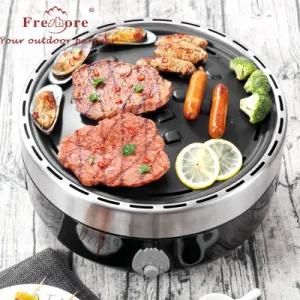 Household Portable Thickened Stainless Steel Large Charcoal Barbecue Grill Outdoor ...