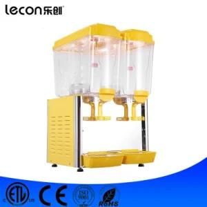 Double Tanks 36L Juice Automatic Dispenser Cold and Hot Drink Machine