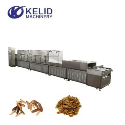 Industrial Microwave High Protein Non-Vertebral Insect Dehydration Machine