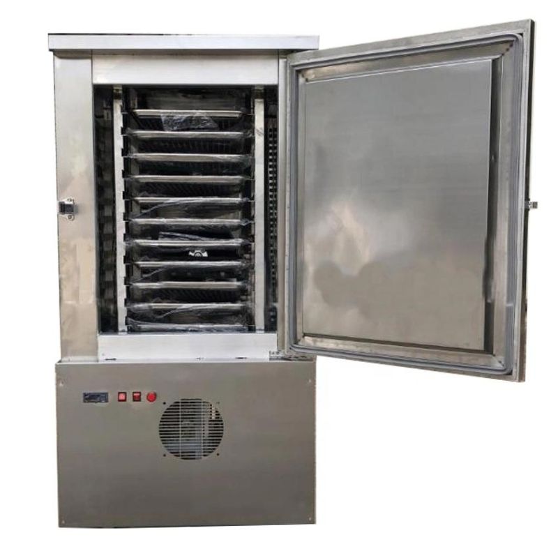 Double Door Workbench Refrigerator Ss Top Kitchen Bench Freezer Counterchiller