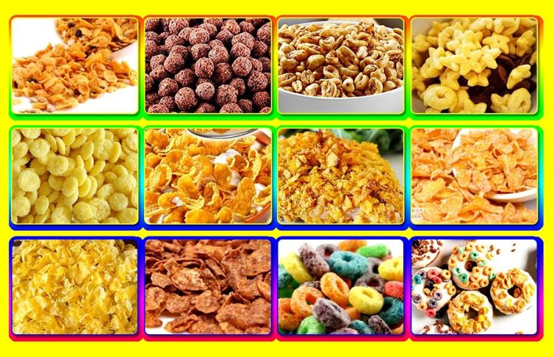 Corn Puff Roasted Extrusion Snack Food Machine/Puffed Rice Making Machine/Corn Flake