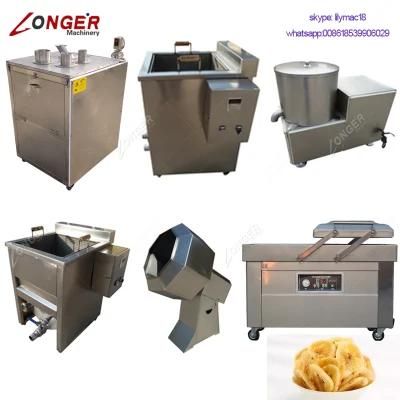 Banana Chips Making Machine Production Line Plantain Chips Frying Machine