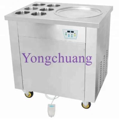 Fry Ice Cream Machine with Pedal Defrost and Temperature System
