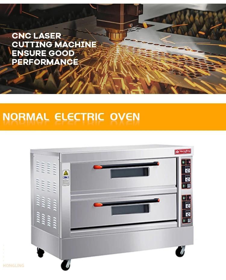 Guangzhou Hongling Food Machinery/ Bread Machine/ 2-Deck 6-Tray Electric Oven