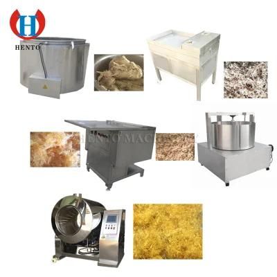 Industrial Automatic Meat Floss Production Line / Meat Floss Making Machine / Meat Floss ...