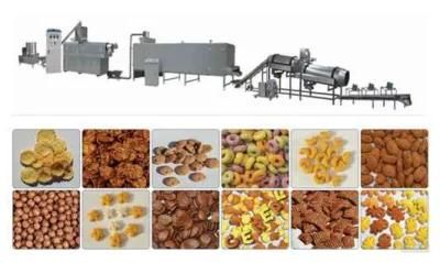 Breakfast Cereals Cereal Corn Flakes Food Snacks Extruder Making Machinery