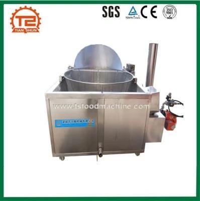 Industrial Gas Heating Chip Fryer Fried Chicken Frying Machine