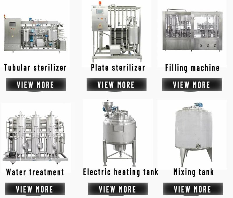 1000 Liters Per Hour Fully Automatic Control Tube Type Uht Sterilizer Machine for Milk Juice Tea Beverage Dairy Drink