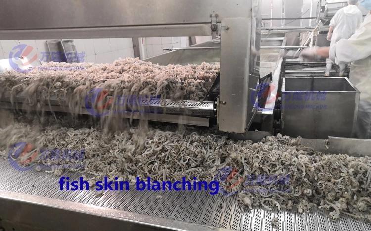 Customized Automatic Fresh Vegetable Meat Sweet Corn Threshing Blanching Machine Processing Line