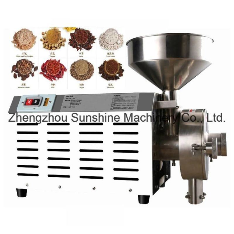 Stainless Steel Cocoa Bean Spice Pepper Grinder Grinding Machine