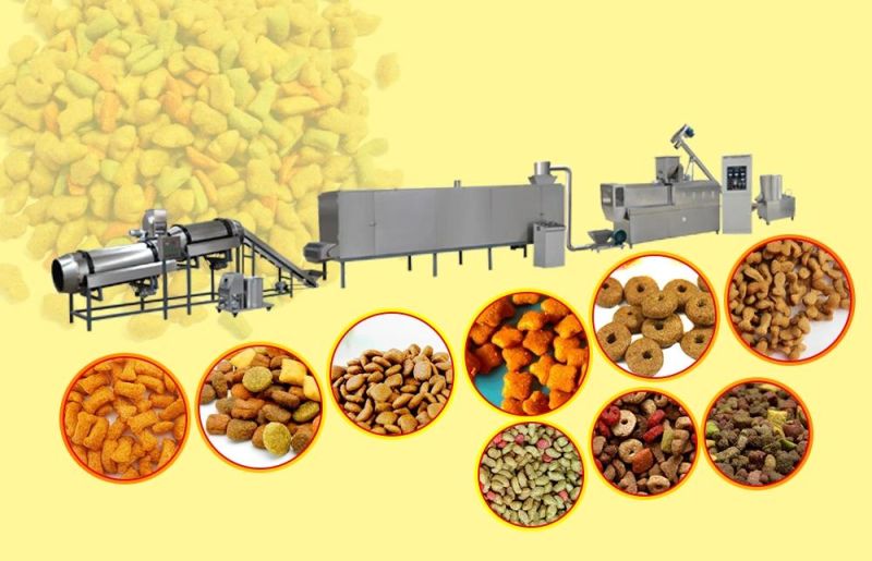 Top Quality of Dog Cat Fish Pet Food Making Equipment Fish Feed Extruder Pet Food Extrusion Machinery for Sale