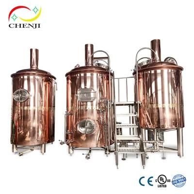 Food Grade Stainless Steel Beer Brewery Equipment with Touch Screen Control