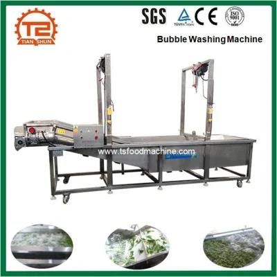 Automatic Vegetables Lettuce Bubble Washing Machine