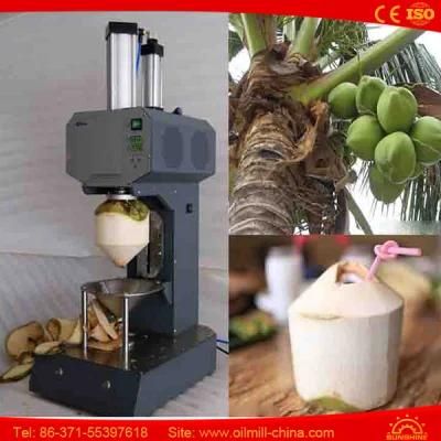 Automatic Young Coconut Cutting Peeling Green Coconut Trimming Machine