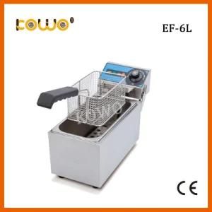 Fast Food restaurant Kitchen Equipment 6 Liters Chicken Fish Electric Deep Fryer with ...