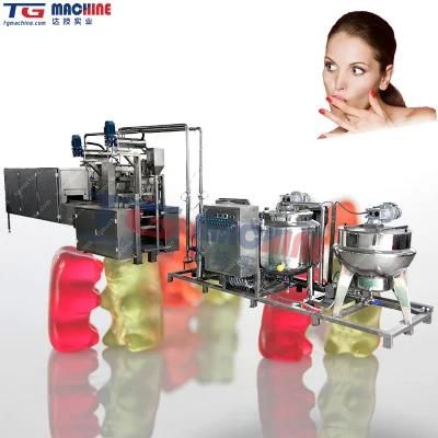 High Output PLC Control Jelly Gummy Making Machine and Production Line