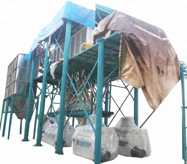 100t/24h Maize Flour Grinding Machine Maize Processing Machine Kitwe Zambia